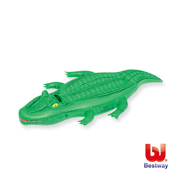 【Bestway】鱷魚充氣坐騎泳圈 2