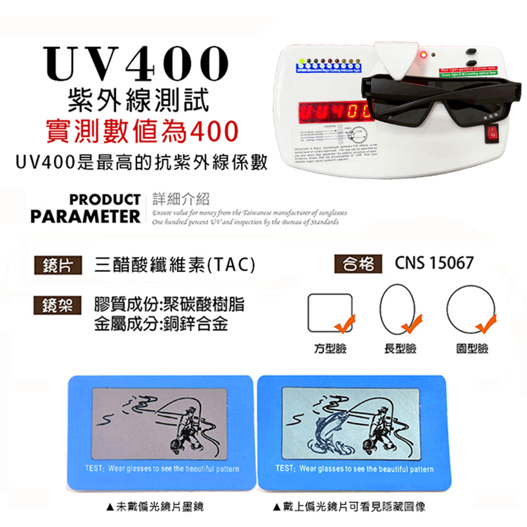 【suns】TR90偏光墨鏡套鏡 包覆式運動型大框套鏡 抗UV400 (可套鏡) 14