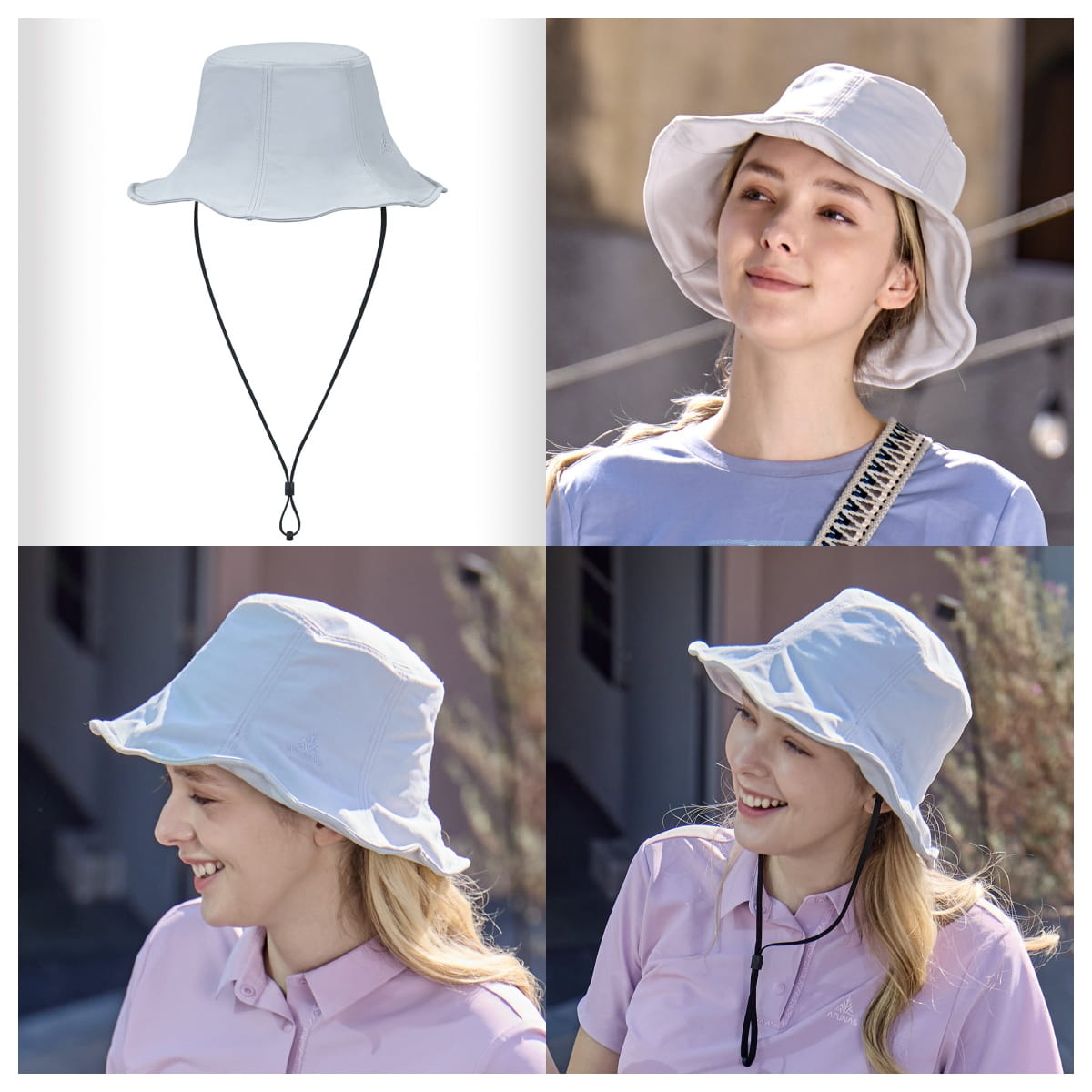 登山屋【歐都納ATUNAS】女防曬漁夫帽(A1AHHH15W遮陽帽/漁夫帽/夏日防曬/台灣製) 4