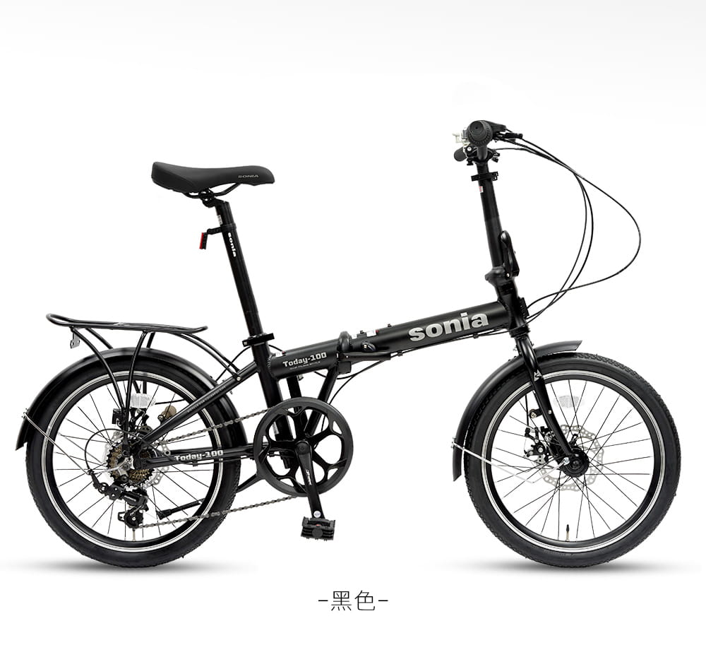 SPORTONE Sonia Today 100 鋁合金高級折疊碟剎Minivelo自行車 19