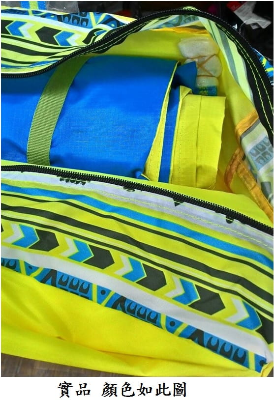 Outdoorbase 彩繪天空-楓葉型 天幕帳(黃藍) 21225 含桿 500*570 cm 4