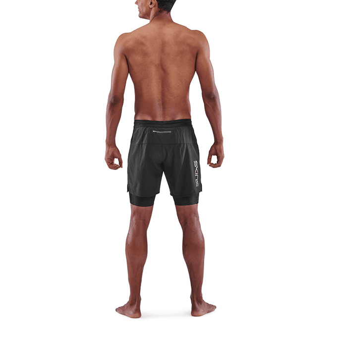 【澳洲SKINS壓縮服飾】澳洲SKINS-3系列訓練級二合一壓縮短褲(男)黑色ST0030107 8