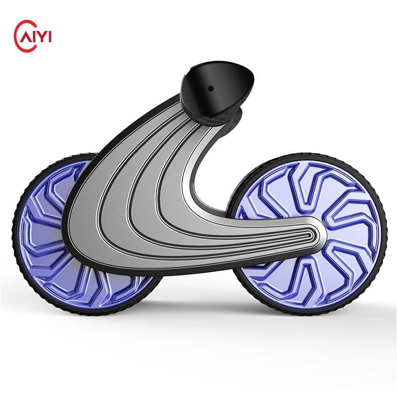 【CAIYI 凱溢】Caiyi 高階版智能計數靜音健腹輪 電子智能計數 回彈健腹輪 滾輪健腹輪 健身滾輪 6