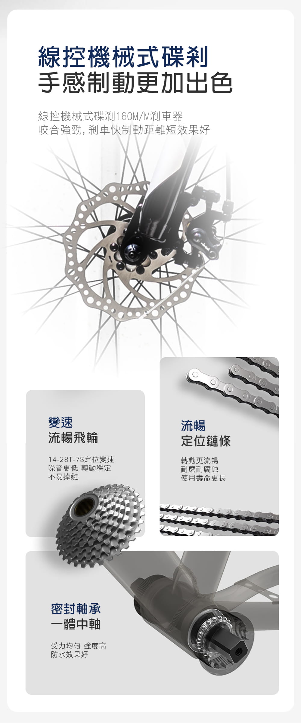 BIKEDNA G12 LITE 26吋21速異形管碟煞鋁合金登山車 搭載21速全套線控機械式碟煞 9
