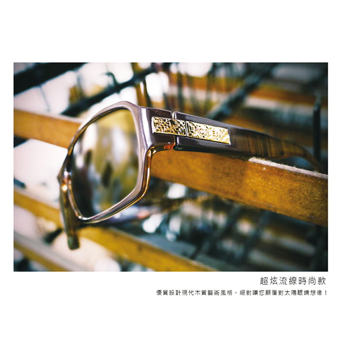 【HORIEN】海儷恩 時尚方框偏光太陽眼鏡 抗UV (HN 1105 L01) 10