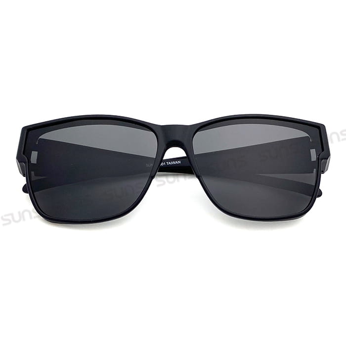 【suns】時尚方框經典黑框偏光太陽眼鏡 抗UV400 (可套鏡) 4
