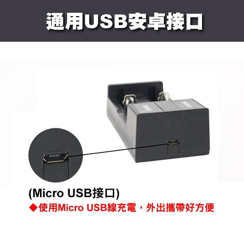 【TX】特林3200mAh18650鋰充電池2入附USB充電器(LI3200-2-USB) 4