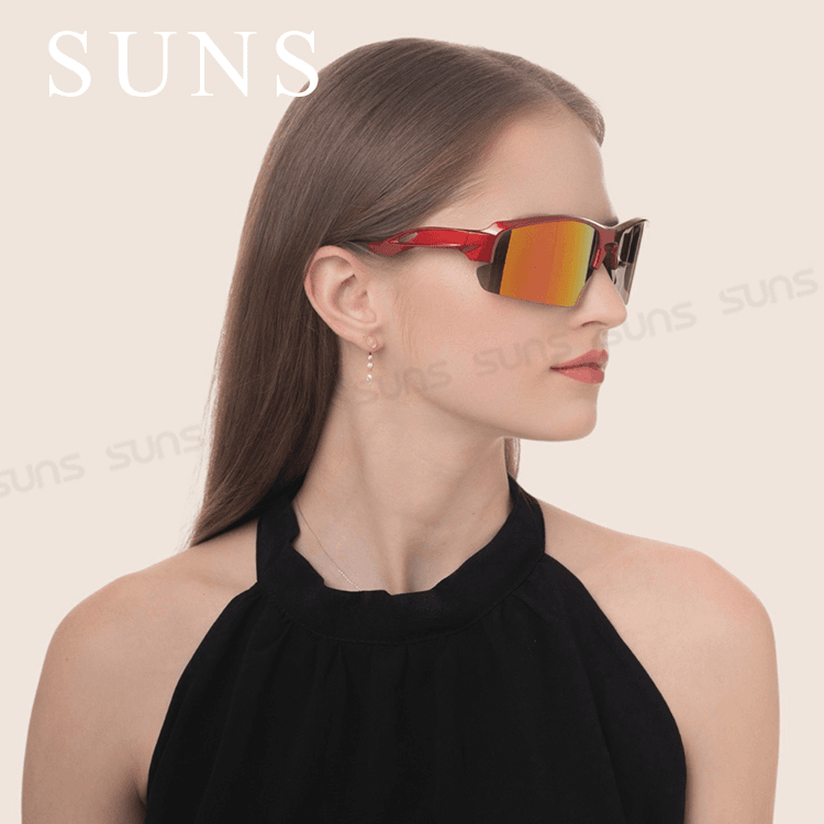 【suns】MIT運動墨鏡 流線柱面運動款 抗UV【S002】 4
