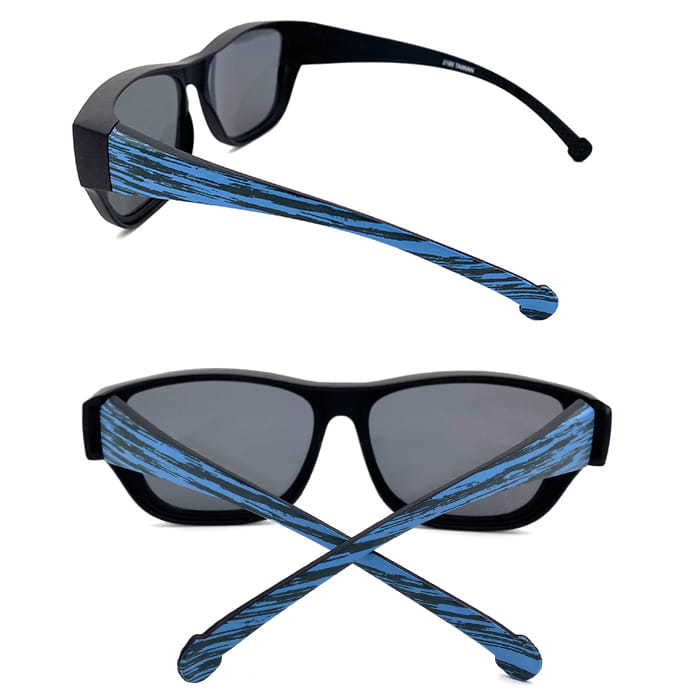 【suns】MIT偏光太陽眼鏡 木紋藍 抗UV400 (可套鏡) 3