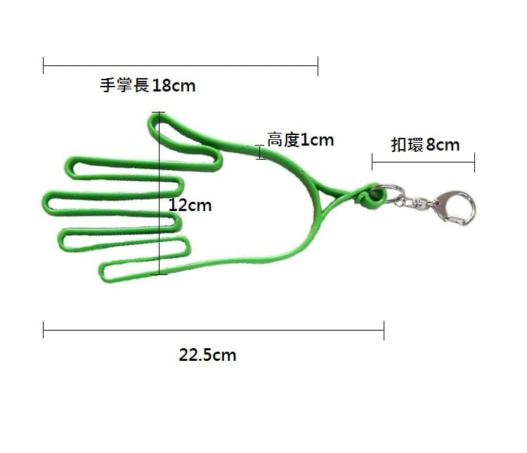 高爾夫手套支架(1支-顏色隨機)+贈扣環【GF06001】 9