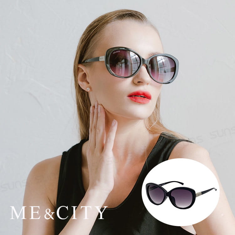 【ME&CITY】 經典簡約太陽眼鏡  抗UV (ME 1202 L01) 0