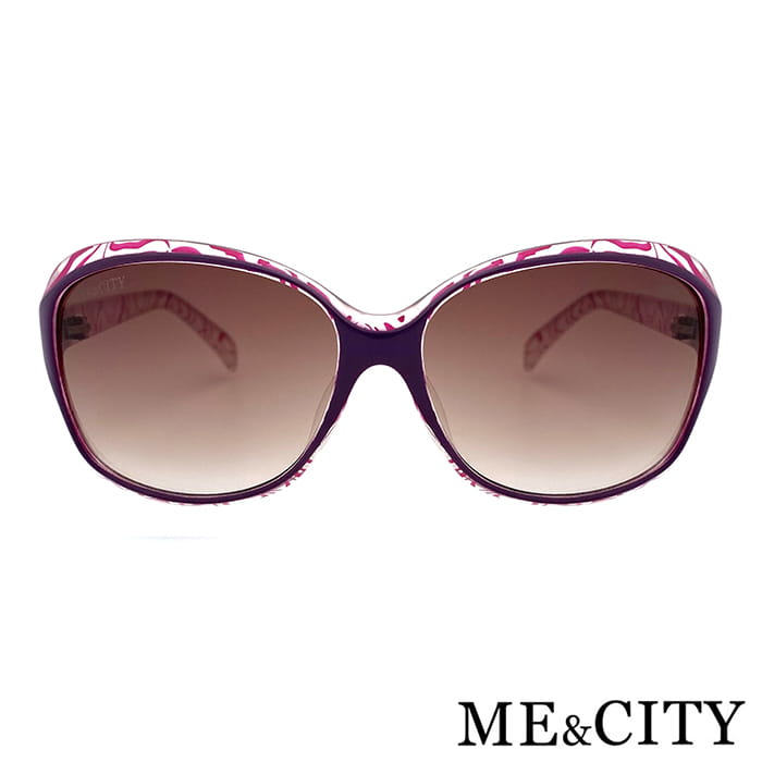 【ME&CITY】 皇室風格紋路簡約太陽眼鏡 抗UV (ME 120001 H432-2) 3