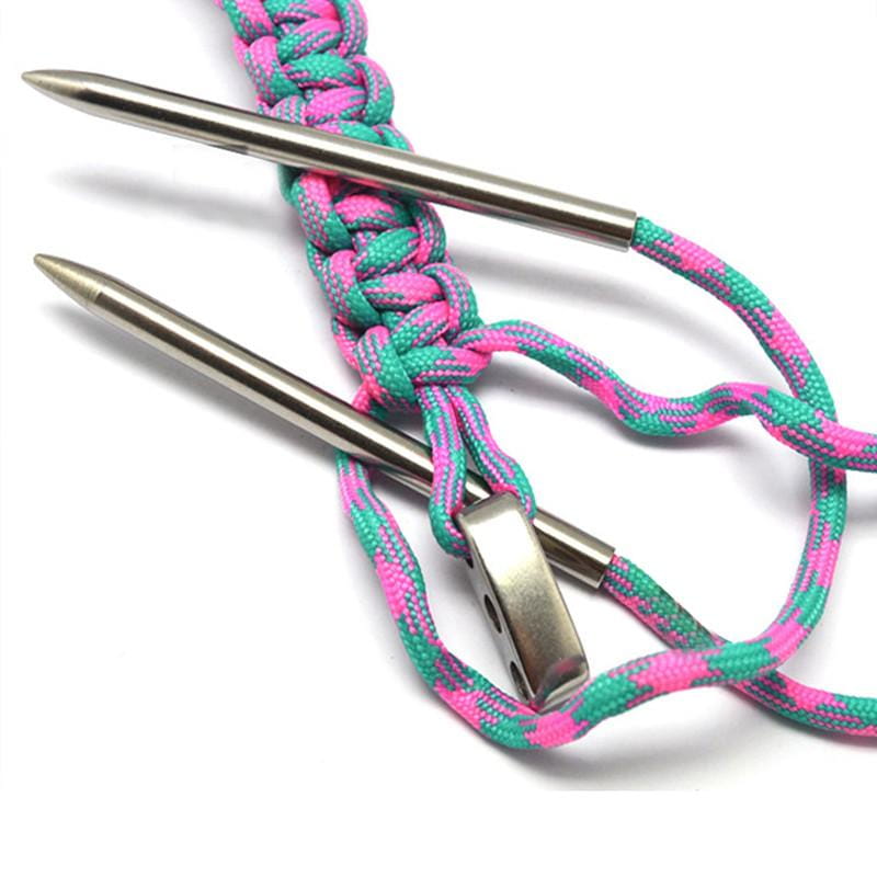 【Outkeeper】不鏽鋼手鏈編織針傘繩針縫合針 2