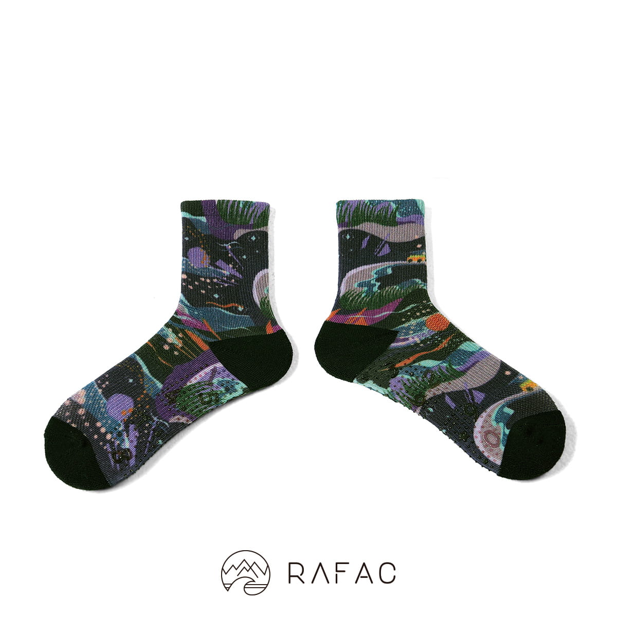 【RAFAC】動動機能童襪 - 處處花版聯名 - 突然去冒險 0
