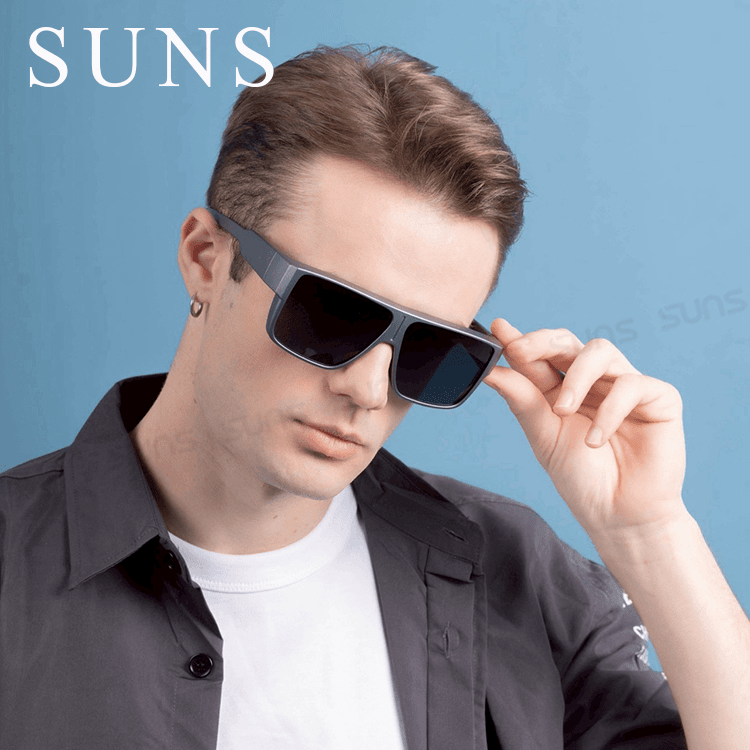 【suns】時尚特大框偏光墨鏡/套鏡 抗UV400 (可套鏡) N024 2