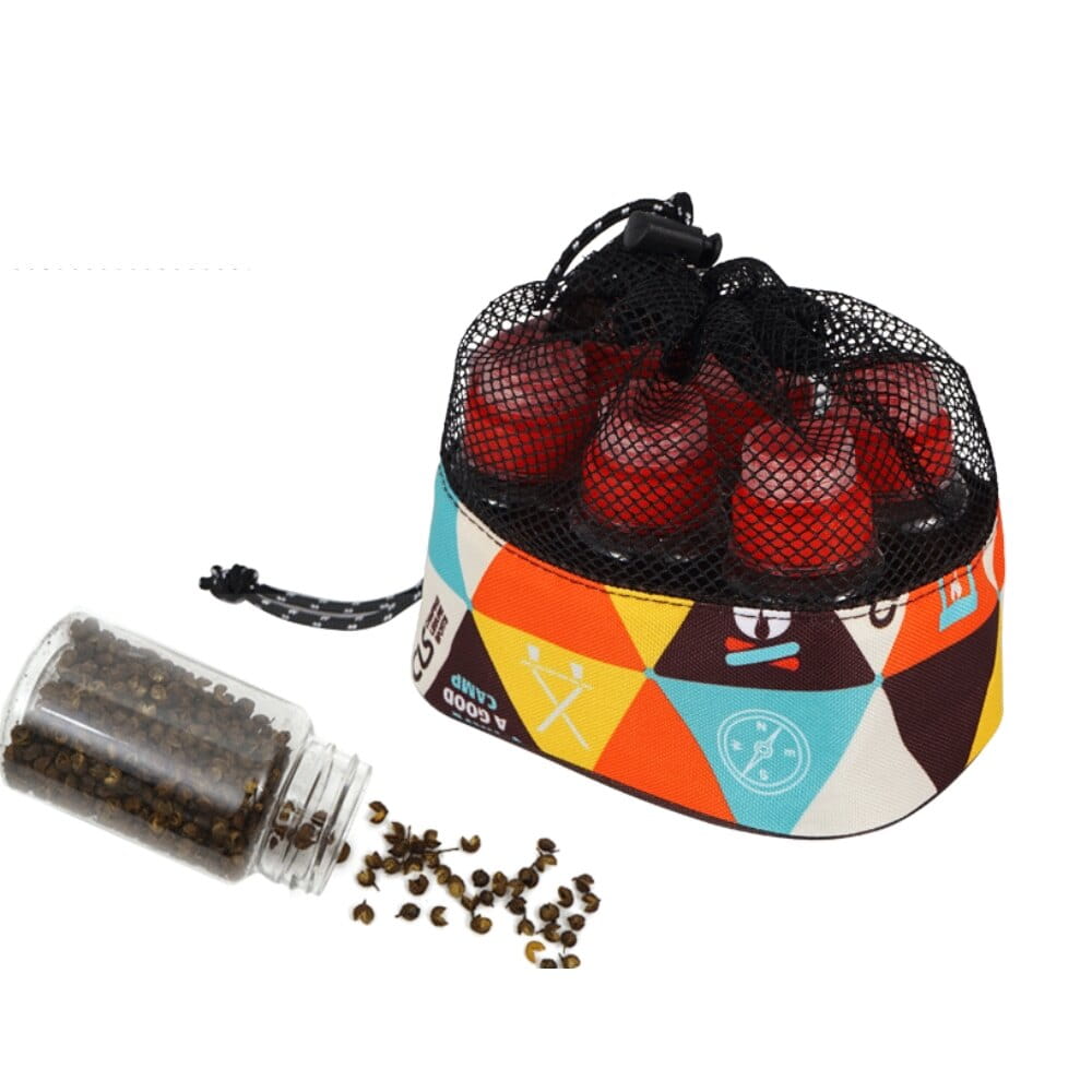 迷你調味瓶套裝戶外野營燒烤調料罐廚房便攜收納調料盒6件組合 8