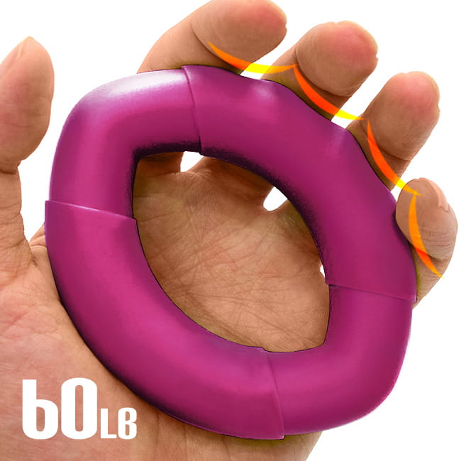 橢圓工學60LB握力圈   矽膠握力器握力環 0