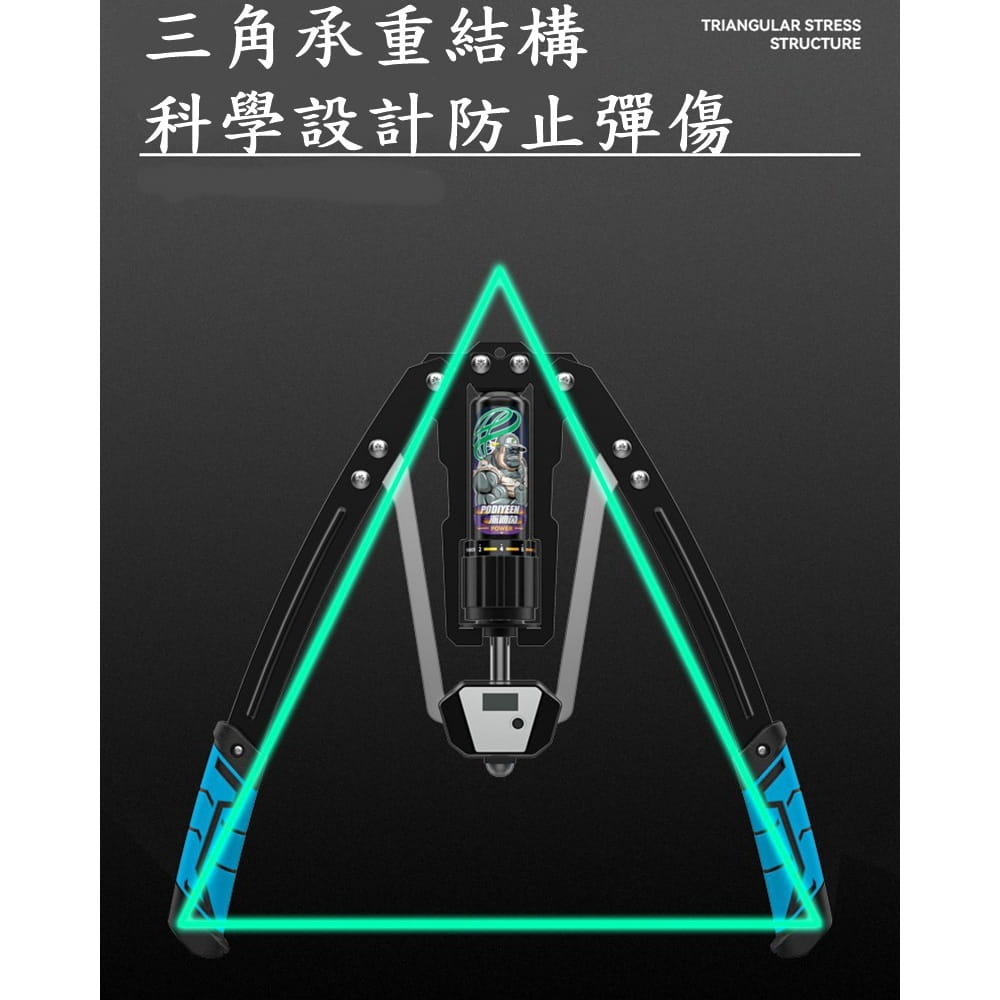 【CAIYI 凱溢】Caiyi 計數液壓臂力器 臂力訓練器 臂力器 腹肌訓練器 12