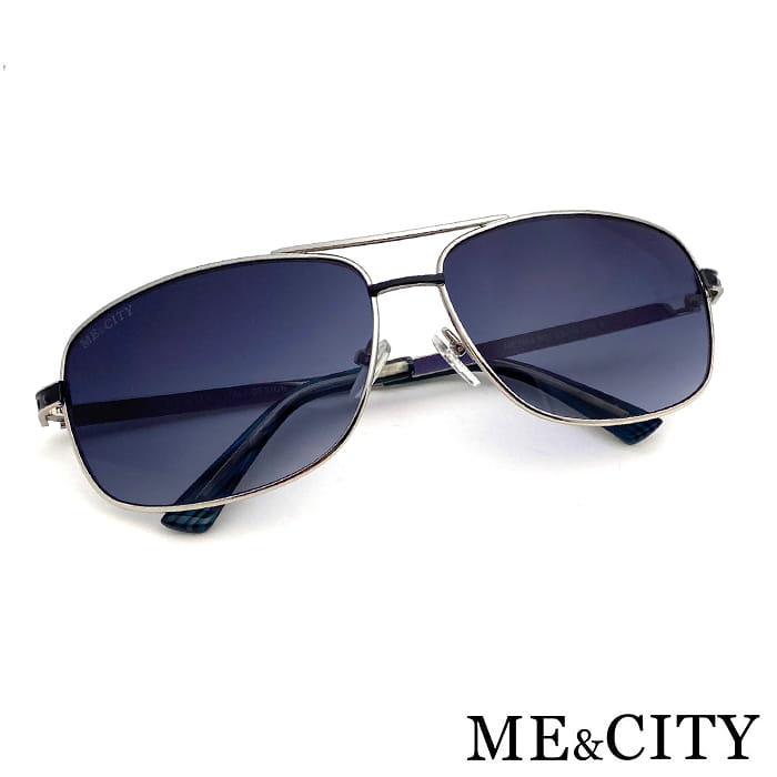 【ME&CITY】 傲氣飛行官方框太陽眼鏡 抗UV400(ME 1104 B01) 7