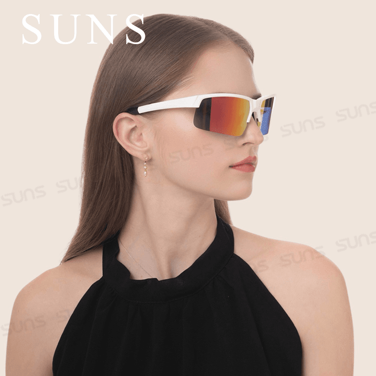 【suns】柱狀運動偏光太陽眼鏡 路跑/單車/自行車 抗UV400 S820 2