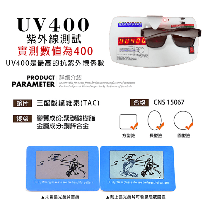 【suns】時尚大框太陽眼鏡 霧茶框 (可套鏡) 抗UV400 4