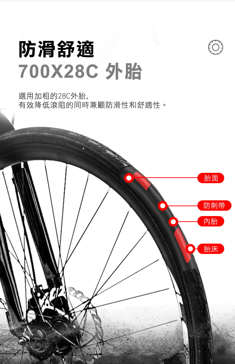 BIKEONE L3 LITE 21速700C復古鋼管車架公路車 21速SHIMANO 雙煞車設計 11