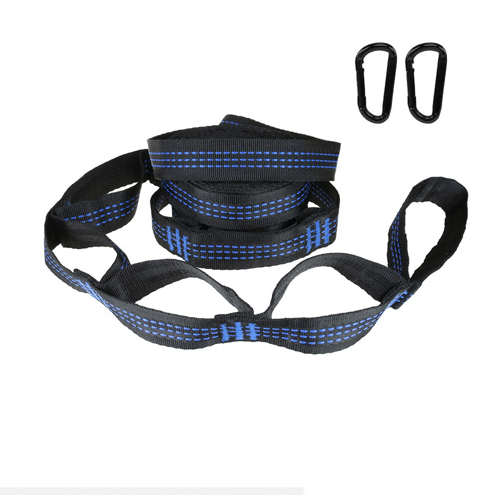 3米綁帶 (10+1環+2個扣)自動速開蚊帳吊床尼龍綁帶  戶外露營用品【SV61320】 6