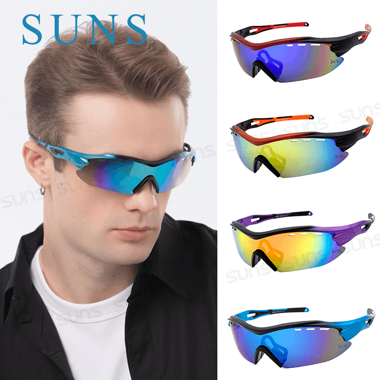 【suns】偏光運動太陽眼鏡 REVO電鍍 抗眩光抗UV/防霧排熱孔 (檢驗合格) 0