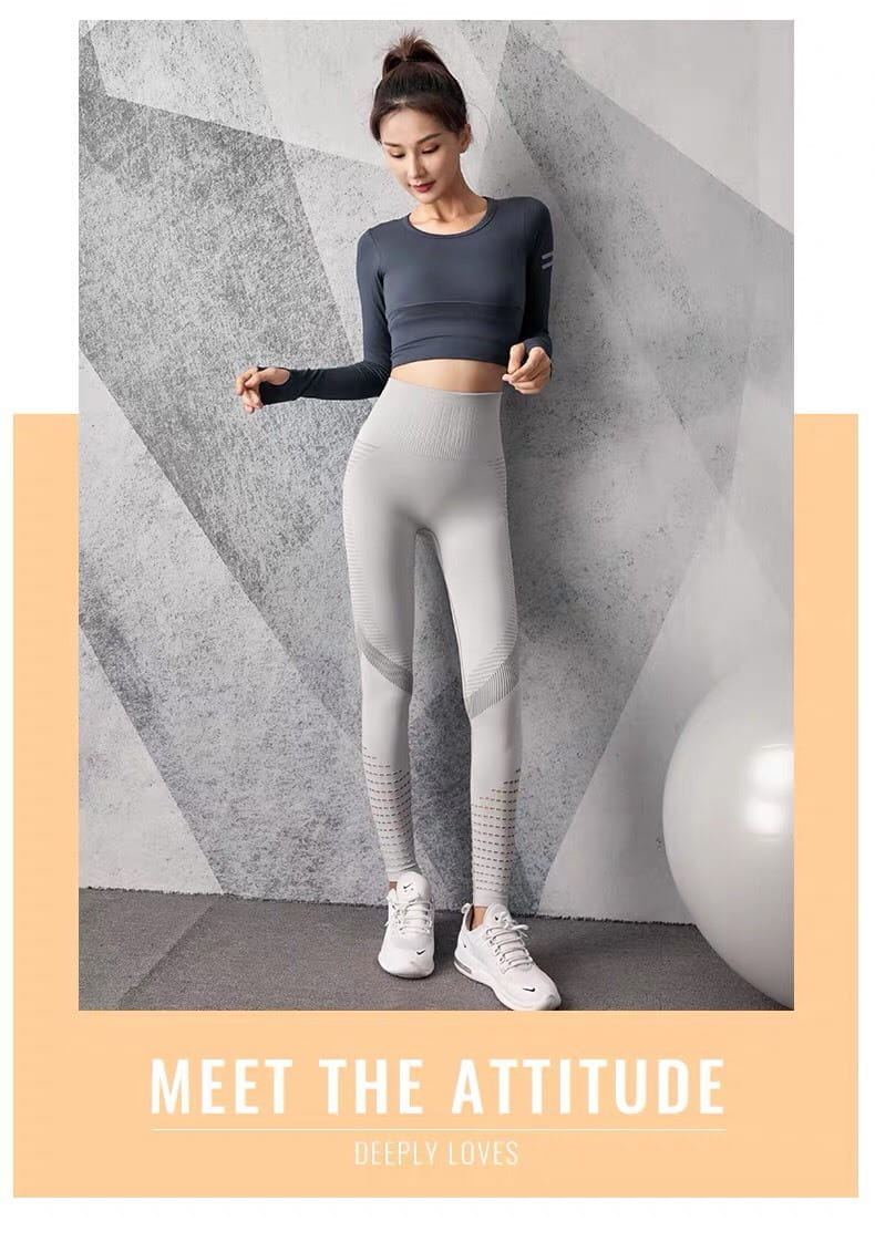 運動休閒長褲韻律有氧跑步瑜珈-KOI 1