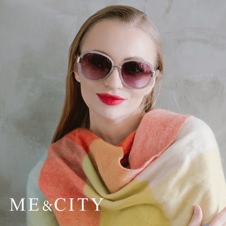 【ME&CITY】 時尚圓框太陽眼鏡 抗UV (ME 120019 E149) 2
