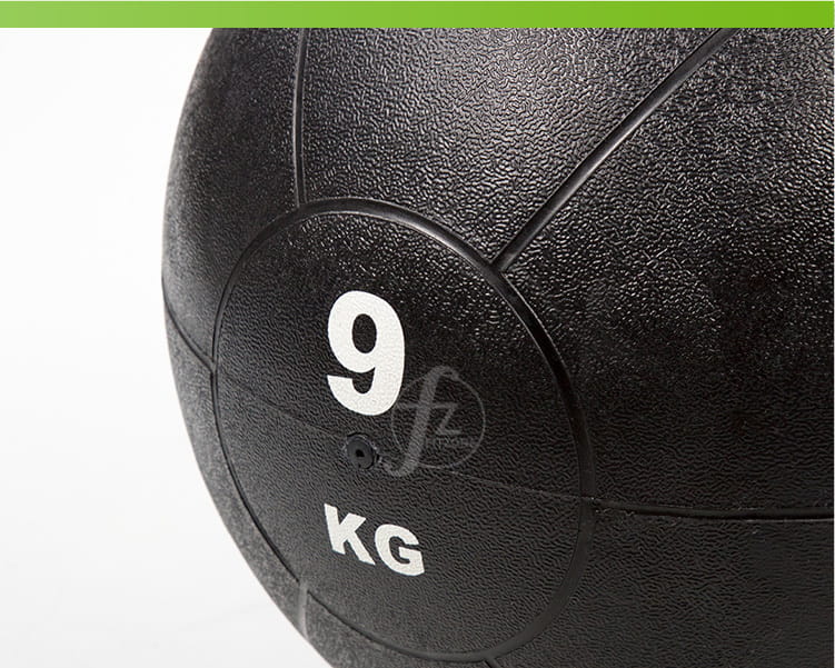 【ABSport】手把藥球（9KG－黑款）／重力球／健身球／重量球／藥球／實心球／平衡訓練球 4