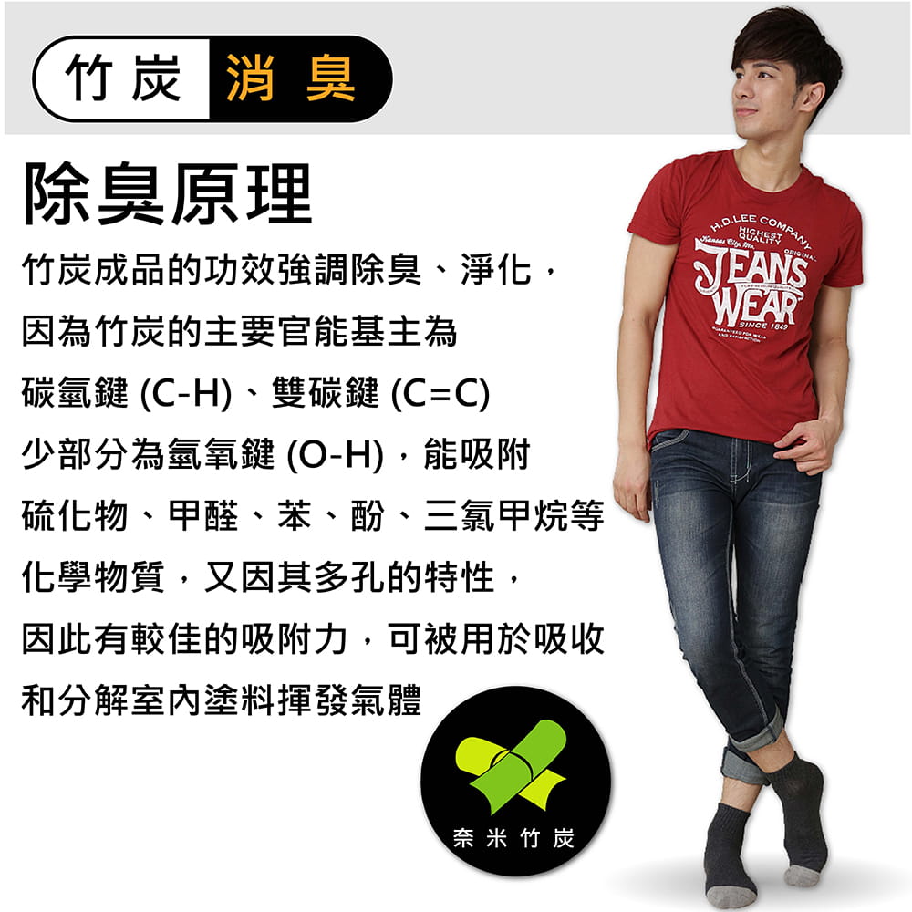 【MI MI LEO】台灣製竹炭機能運動襪-男女適用 7