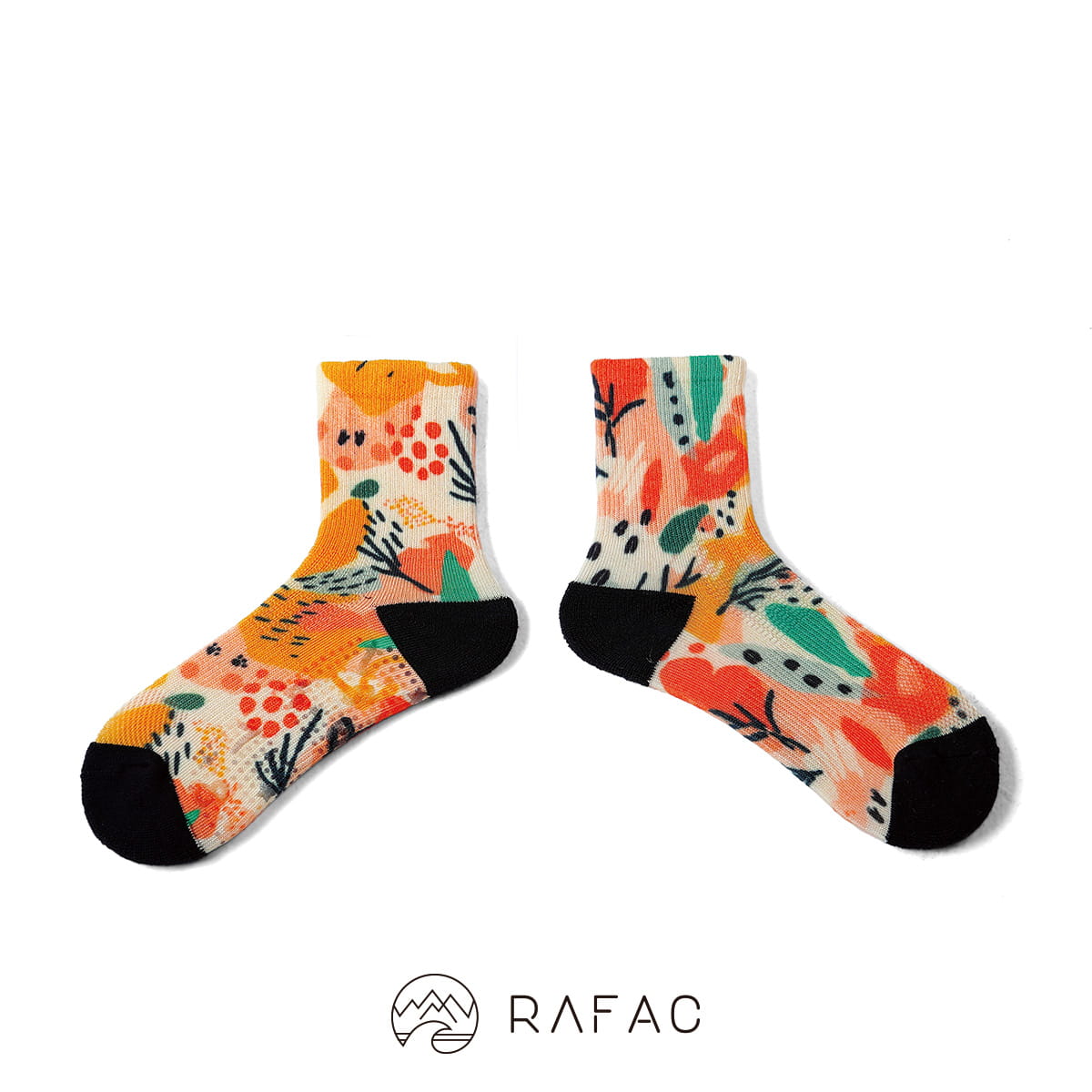 【RAFAC】動動機能童襪 - 足跡 0