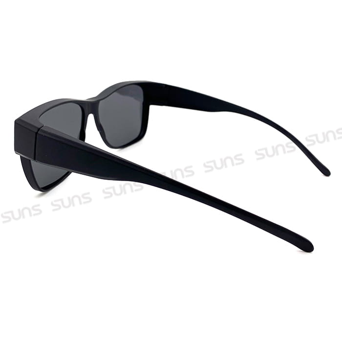 【suns】時尚方框經典黑框偏光太陽眼鏡 抗UV400 (可套鏡) 7