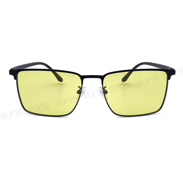 【suns】日夜兩用變色偏光太陽眼鏡 薄鋼眉型框墨鏡 抗UV 【7965】 6