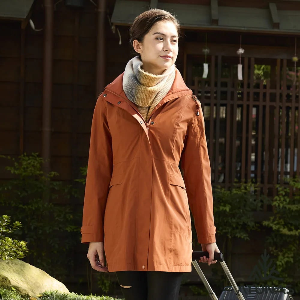 歐都納女款都會休閒GORE-TEX 2L防水透氣+保暖羽絨中長版兩件式外套A1GT2514W 4