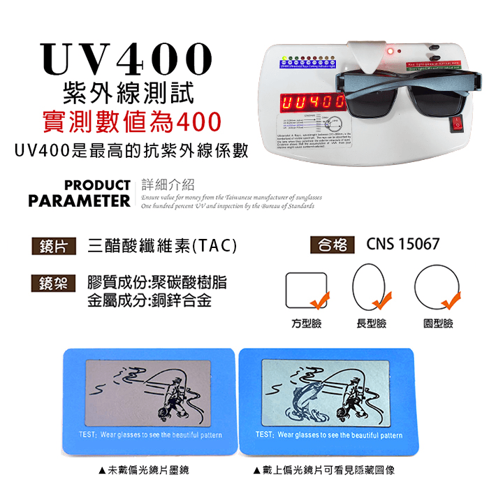 【suns】時尚大框太陽眼鏡 霧灰藍框 (可套鏡) 抗UV400 4