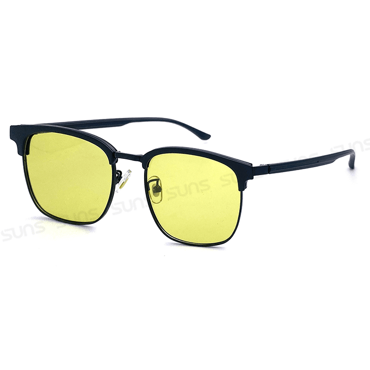 【suns】日夜兩用變色偏光太陽眼鏡 眉架框墨鏡 抗UV 【7958】 7