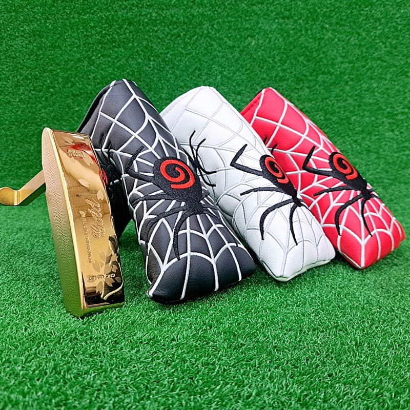 GOLF高爾夫超酷刺繡蜘蛛推桿套 ( L型) 魔鬼氈開合保護套【GF21012-L】 0