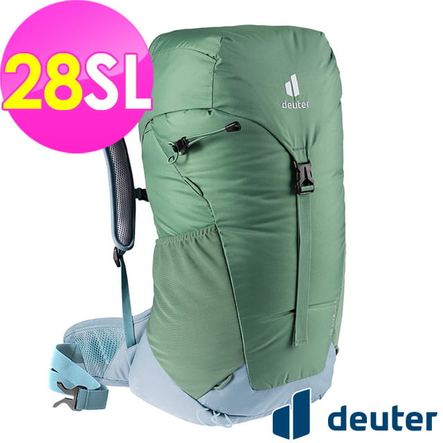 deuter 德國AC LITE網架直立式透氣背包/登山背包28SL(3420921 蘆薈綠) 0