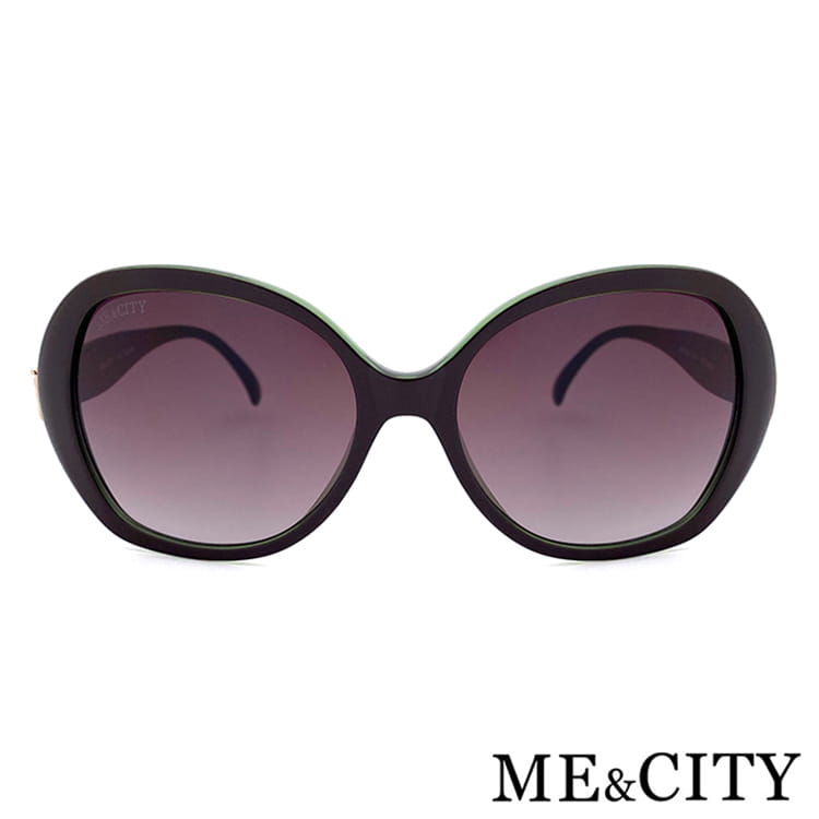 【ME&CITY】 歐美質感蝶飾太陽眼鏡 抗UV(ME 1206 J01) 14