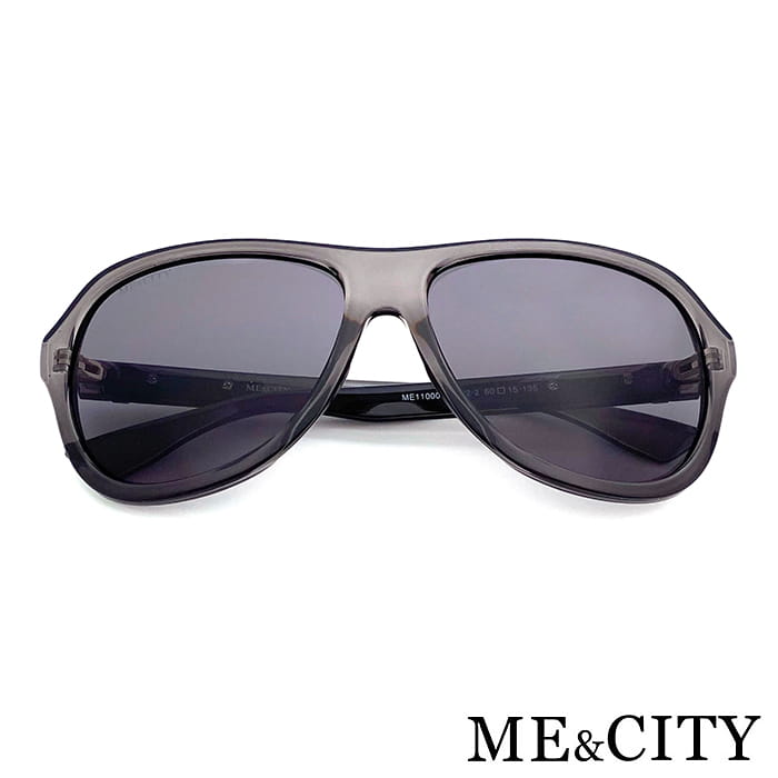 【ME&CITY】 簡約騎士時尚太陽眼鏡 抗UV (ME 110001 C102) 2