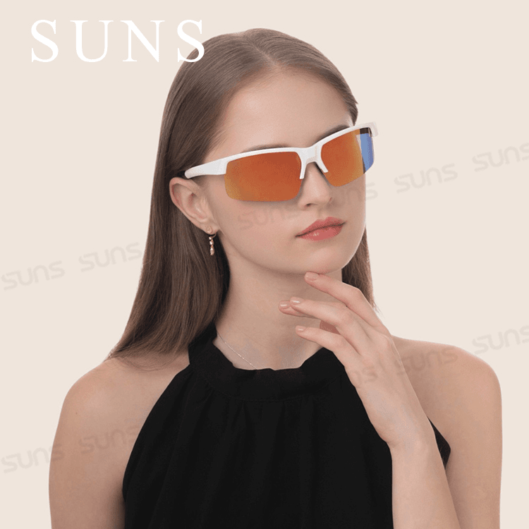 【suns】柱狀運動偏光太陽眼鏡 路跑/單車/自行車 抗UV400 S820 3