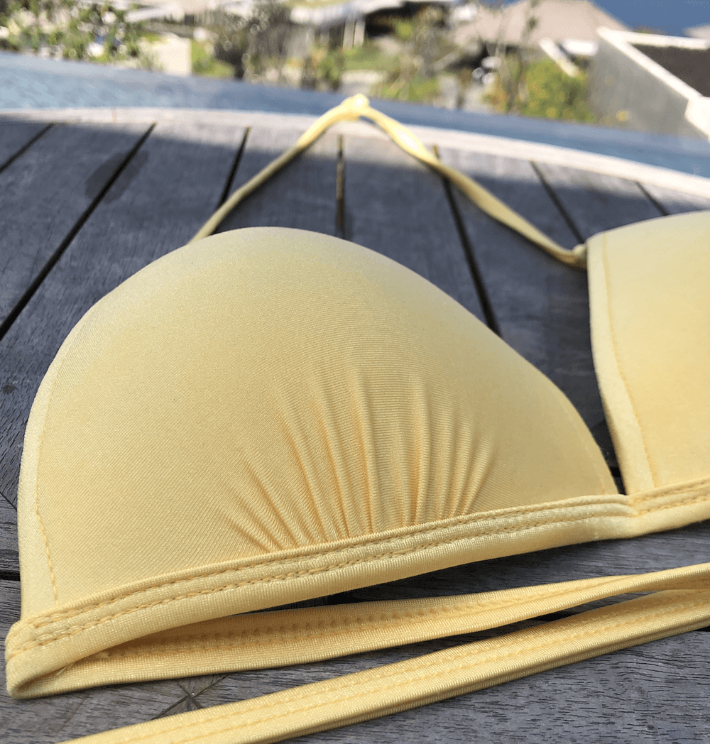 【SeasonsBikini】泳衣美胸集中比基尼【上衣】-陽光黃 2