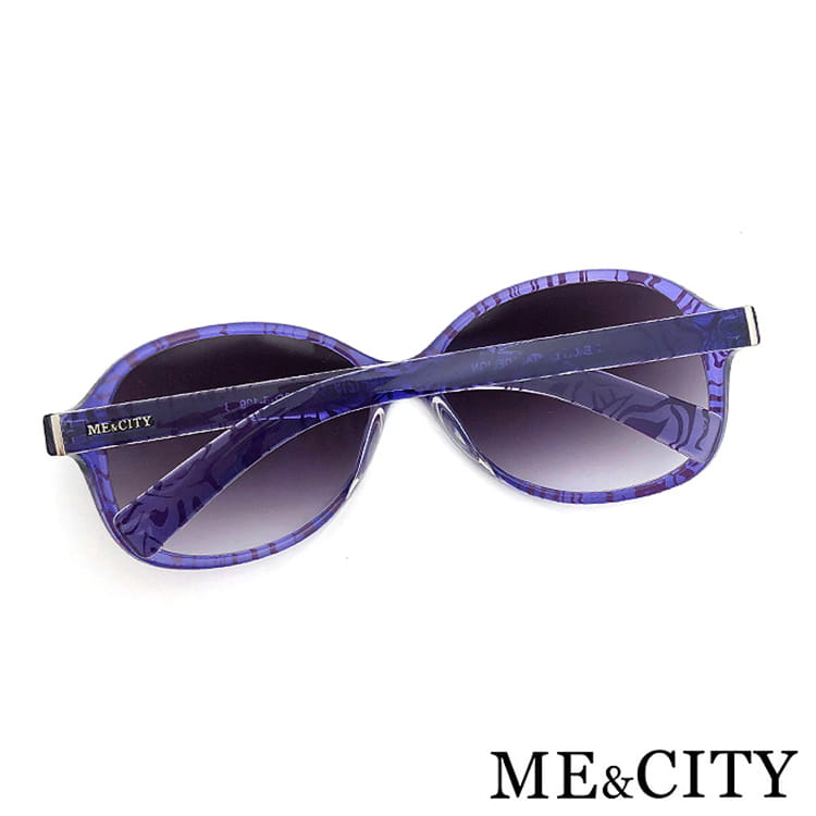 【ME&CITY】 時尚歐美透明紋路太陽眼鏡 抗UV (ME 1219 H01) 9