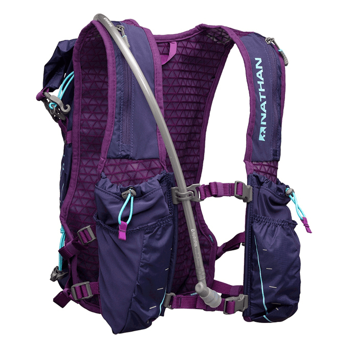 【美國NATHAN專業運動品牌】美國NATHAN-Trail -Mix 大超馬米克斯水袋背包2L(紫色)NA4765AA 1
