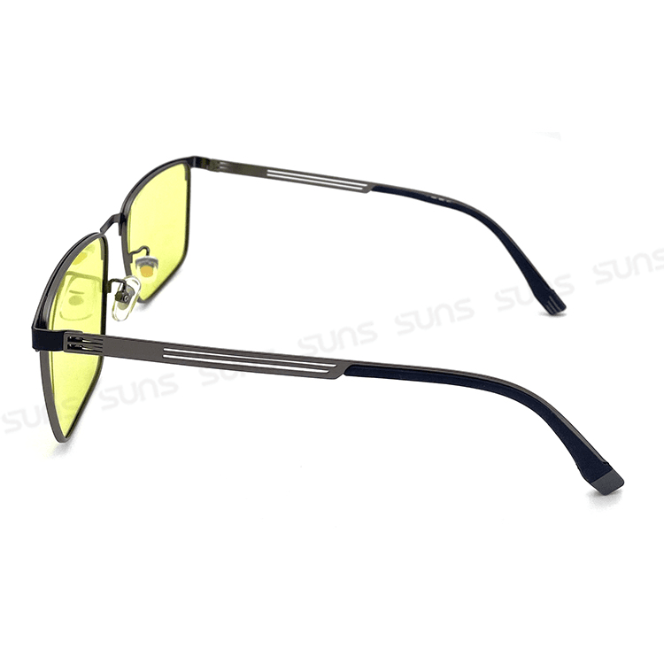 【suns】日夜兩用變色偏光太陽眼鏡 彈力眉型框偏光鏡 抗UV 【7753】 8