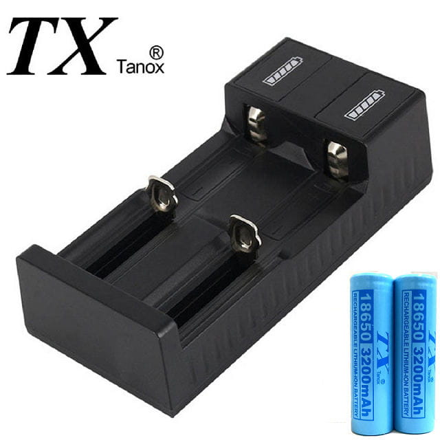 【TX】特林3200mAh18650鋰充電池2入附USB充電器(LI3200-2-USB) 0