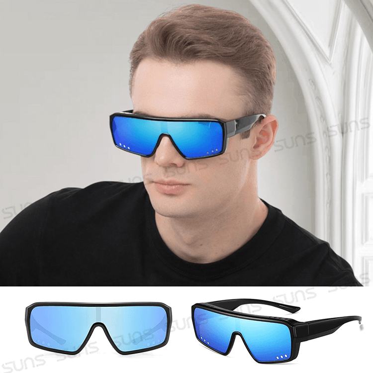 【suns】TR90偏光墨鏡套鏡 包覆式運動型大框套鏡 抗UV400 (可套鏡) 12