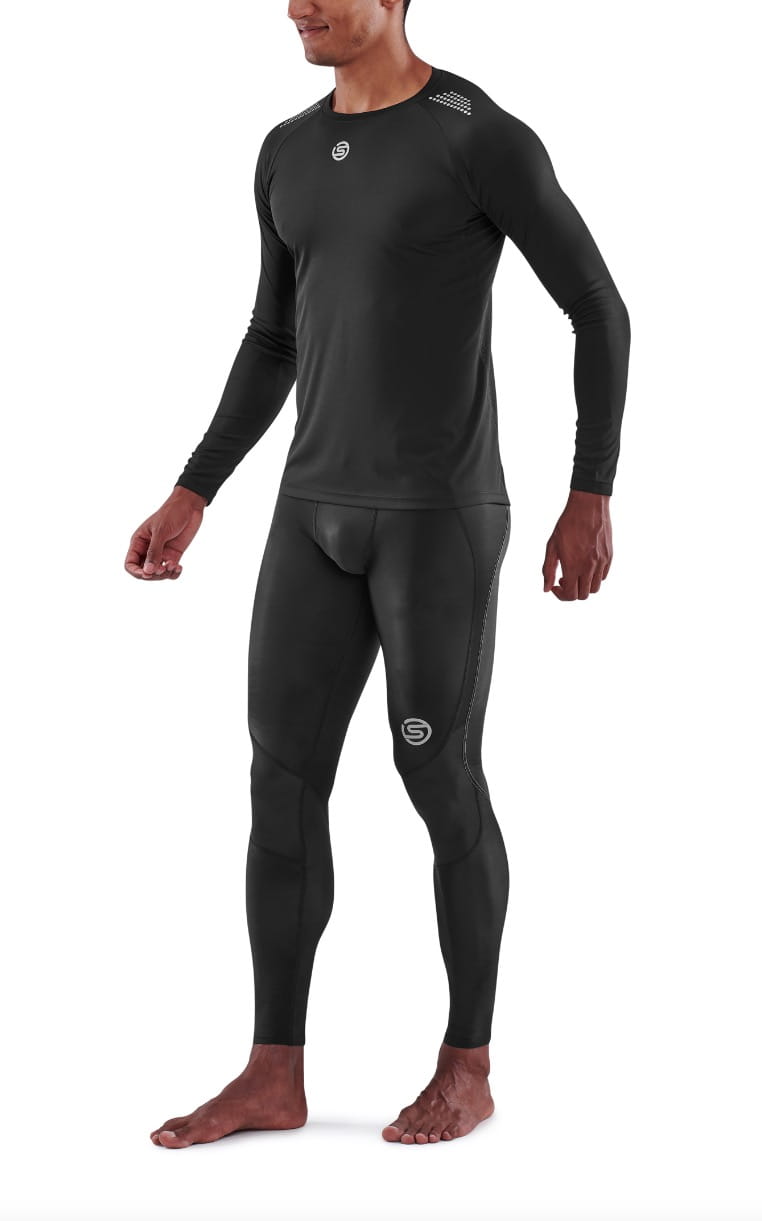 【澳洲SKINS壓縮服飾】澳洲SKINS-3訓練級長袖排汗衣(男)黑ST0150456(共四色) 6